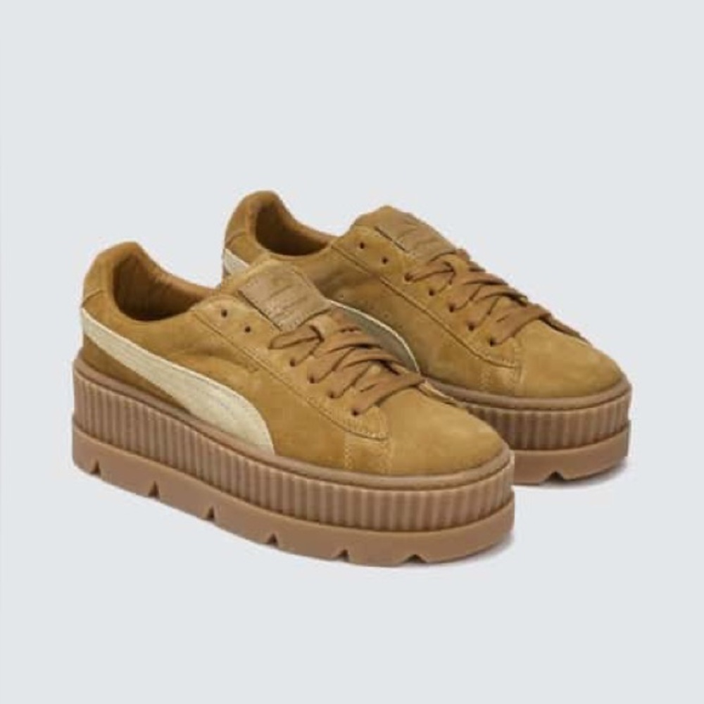 FENTY x PUMA Platform Cleated Creepers
in ‘Golden Brown’ - Picture 2 of 16